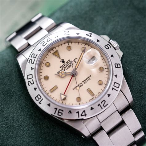 rolex explorer 2 cream dial|rolex explorer 2 polar dial.